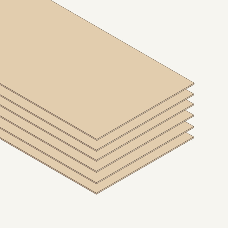 CP Isorel dur - 250x125 cm - 3 mm